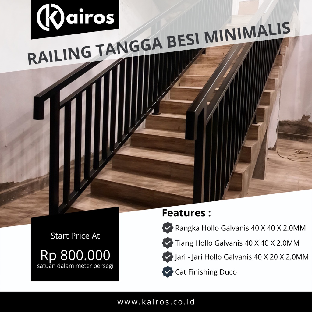 Jual RAILING TANGGA BESI MINIMALIS | Shopee Indonesia