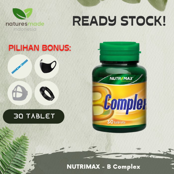 Jual Nutrimax B Complex 30 Tablet | Shopee Indonesia