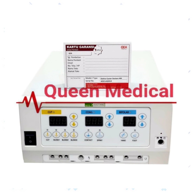Jual Cautery Electrosurgical Unit DOCTANZ 400 Watt Alat Bedah Elektrik