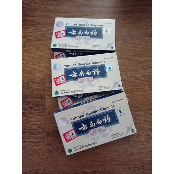 Yunnan Baiyao Capsule/Yunnan Bai Yao/Luka Lambung/Memar/Cidera Otot/Luka
