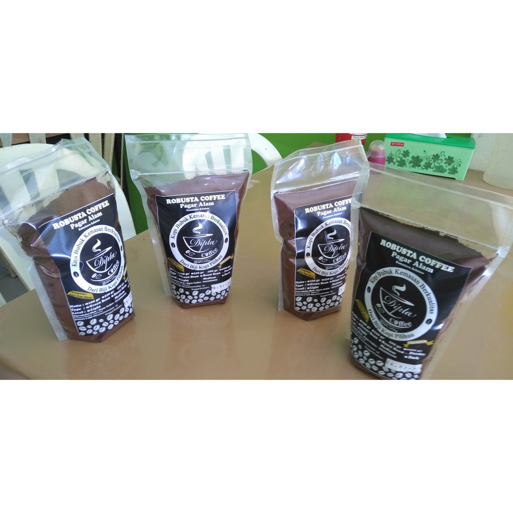 Jual DIPTA KOPI BUBUK ROBUSTA MURNI PAGAR ALAM SUMATERA SELATAN KOPI