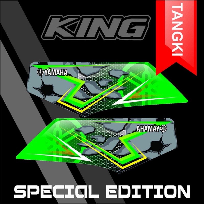 Jual STICKER TANGKI RX KING SPECIAL EDITION HIJAU | Shopee Indonesia