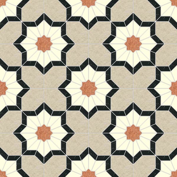 Jual GRANITO Modular Mosaics Casablanca B 60 X 60 | Shopee Indonesia