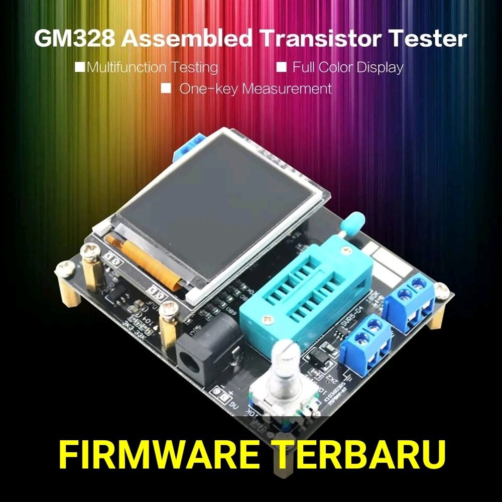 Jual ESR METER GM328 FIRMWARE TEEBARU lcr meter smart tester komponen