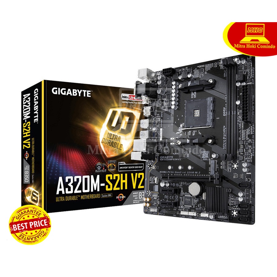 Jual Mainboard / Motherboard Gigabyte GAA320MS2HV2 AM4 AMD Shopee