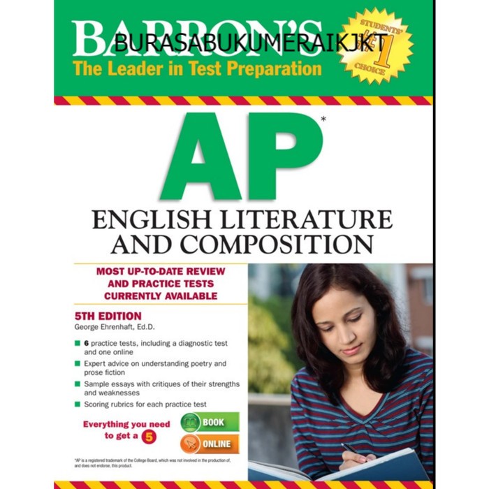 Jual Barron's AP English Literature and Composition, 5th Edition (BUKU CETAK) Shopee Indonesia