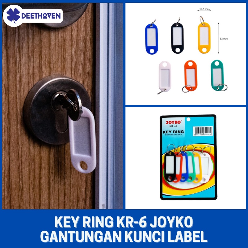 Jual Key Ring Gantungan Kunci Label Joyko KR-6 | Shopee Indonesia