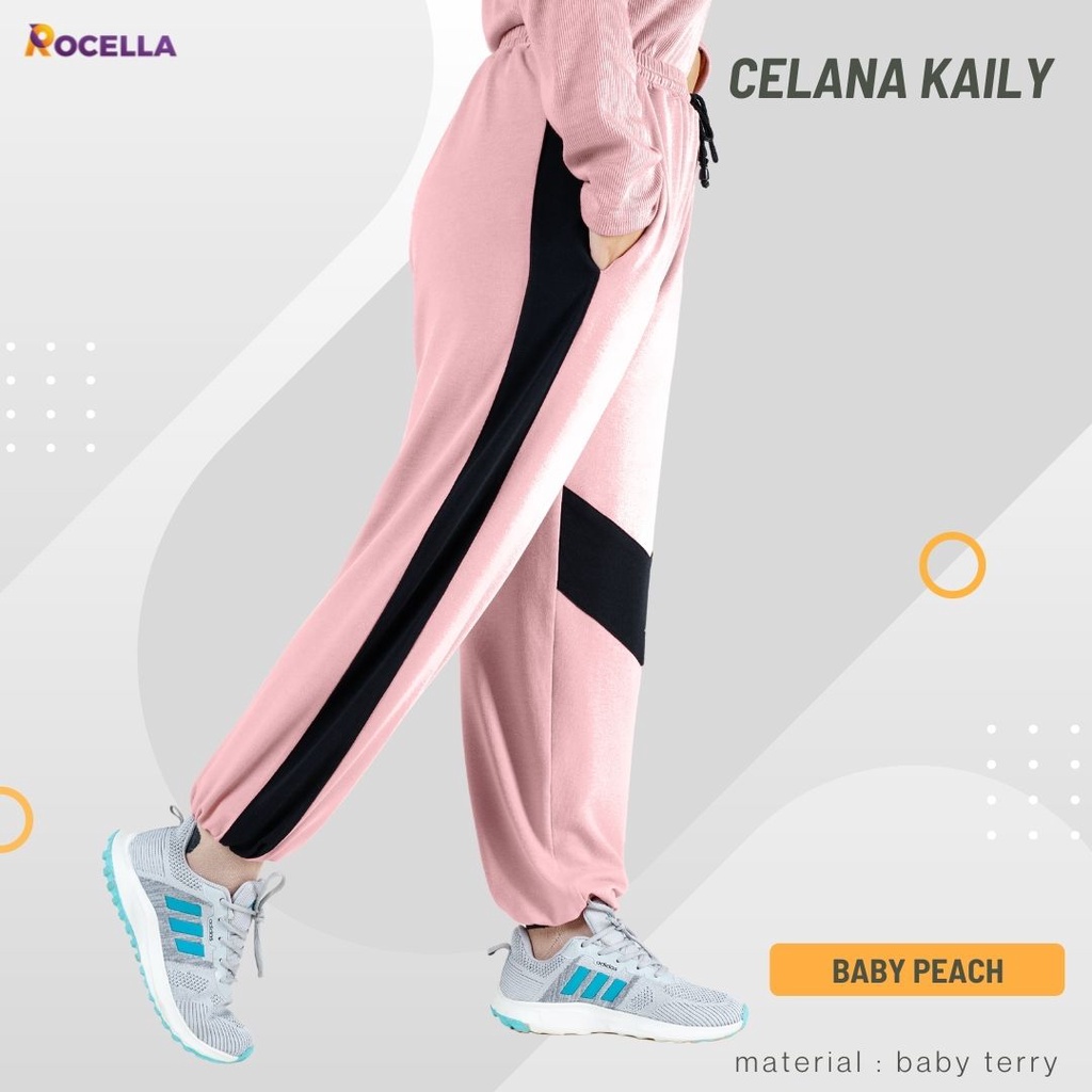 Jual Rocella Kaos Emily Dan Celana Kaily Atasan Wanita Celana Olahraga Wanita Atasan Olahraga