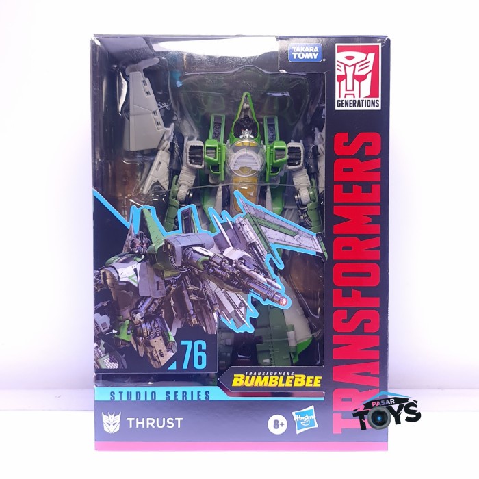 Transformers Toys Studio Series 76 Voyager Class Transformers: Bumblebee  Thrust Action Figure - Ages 8 and Up, 6.5-inch 