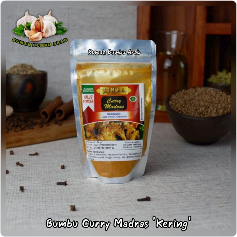 Jual Bumbu Rempah Curry Madras Gorengan Ayam Kambing Kering Shopee Indonesia