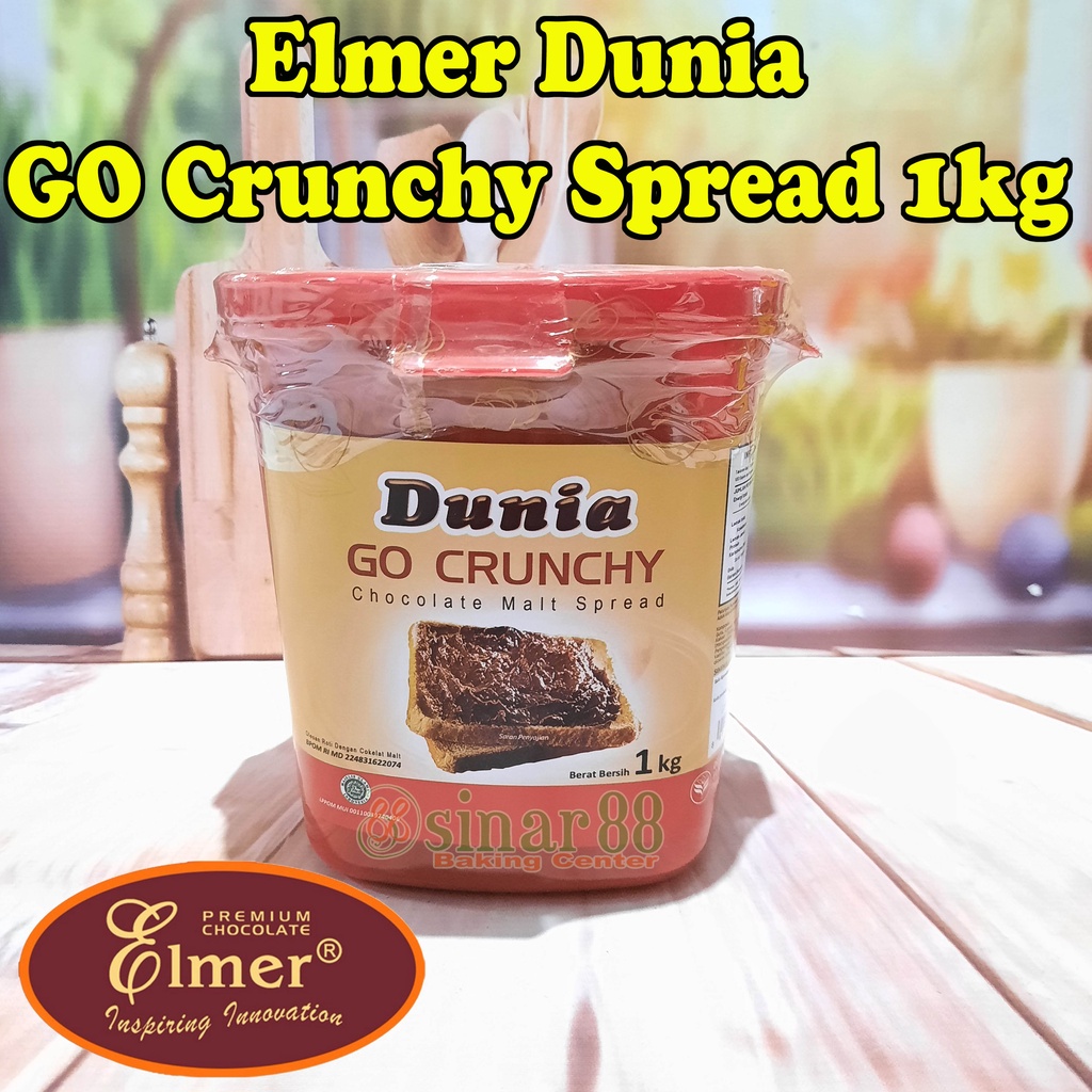 Jual Elmer GO Dunia Crunchy Spread Chocolate 1kg Shopee Indonesia