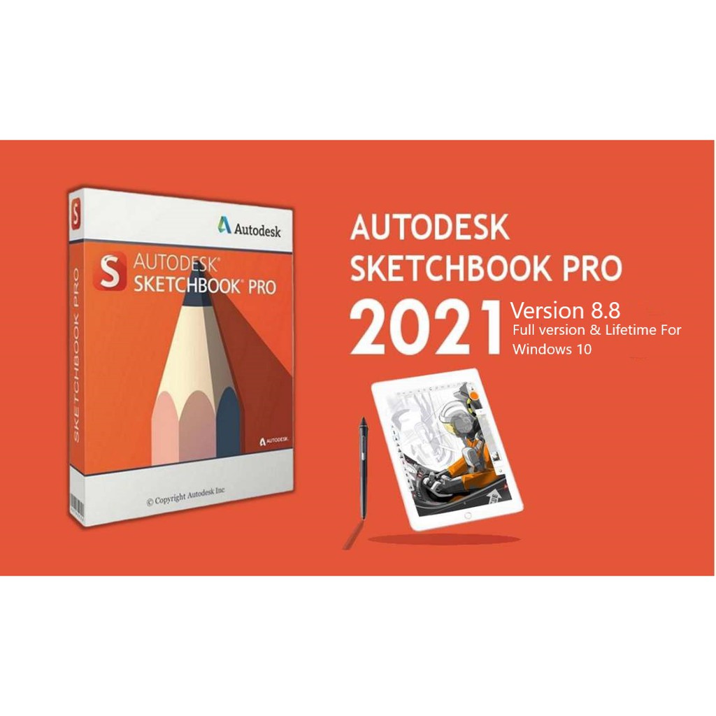 Jual Autodesk SketchBook Pro 2021 v8.8.0 Full Version For Windows 10