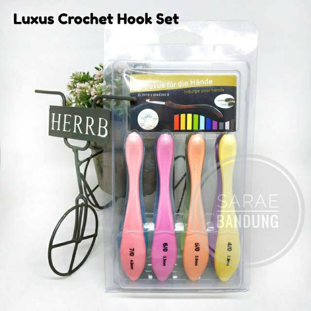 Jual Luxus Crochet Hook Set - Hakpen/Jarum Rajut | Shopee Indonesia