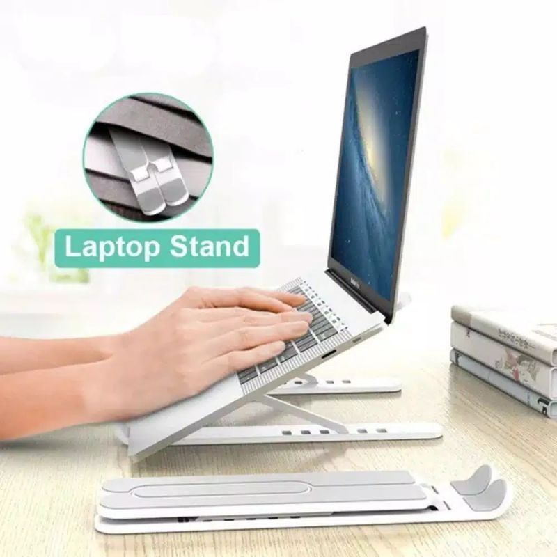 Jual Mjt Fsb P Universal Laptop Stand Holder Laptop Shopee Indonesia