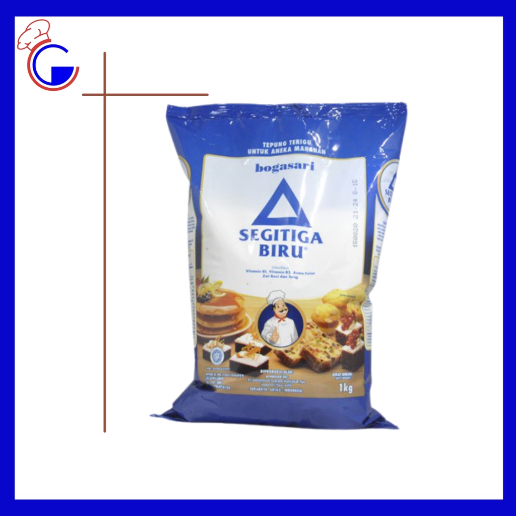 Jual Tepung Terigu Segitiga Biru Premium 1Kg | Shopee Indonesia