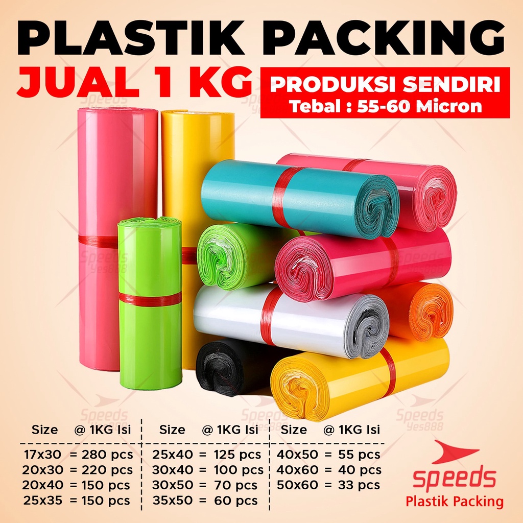 Jual Speeds Plastik Polymailer Plastik Packing Online Shop Kantong Plastik Tebal Premium Dengan 4086