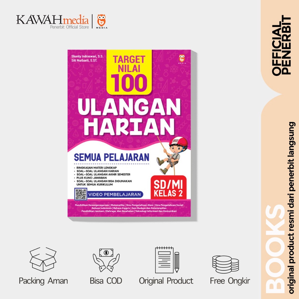 Jual Buku Penunjang Pelajaran Target Nilai 100 Ulangan Harian Semua