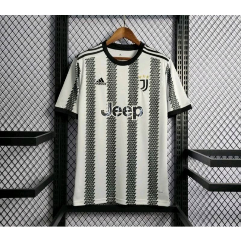 Jual Jersey Bola JUVE JUVENTUS Terbaru Home Hitam Putih 2022 2023 Grade Ori Official Shopee
