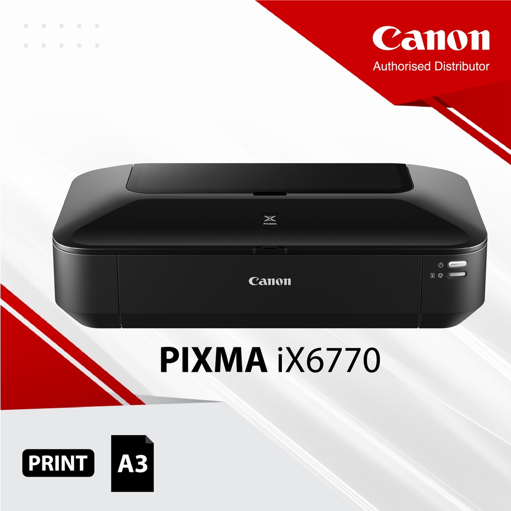 Jual Canon Pixma Ix6770 Single Function A3 Inkjet Printer Shopee Indonesia