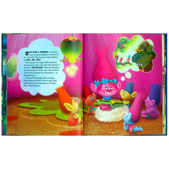 Jual Dreamworks Trolls Welcome to Troll Village Storybook | Shopee ...
