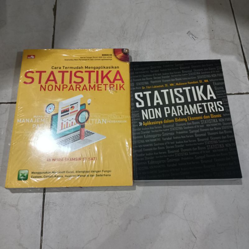 Jual Buku STATISTIKA NON PARAMETRIS / STATISTIKA NON PARAMETRIK ...