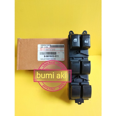 Jual Saklar Power Window Kanan Atau Switch Master Power Window Rh Isuzu Dmax D Max D Max Isuzu