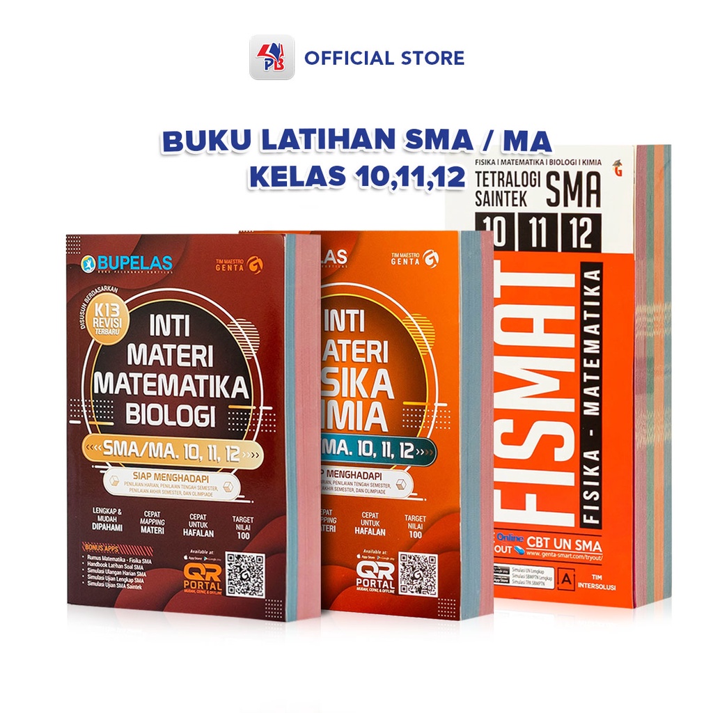 Jual Buku Materi Latihan SMA Kelas 10 11 12 Inti Materi Matematika ...