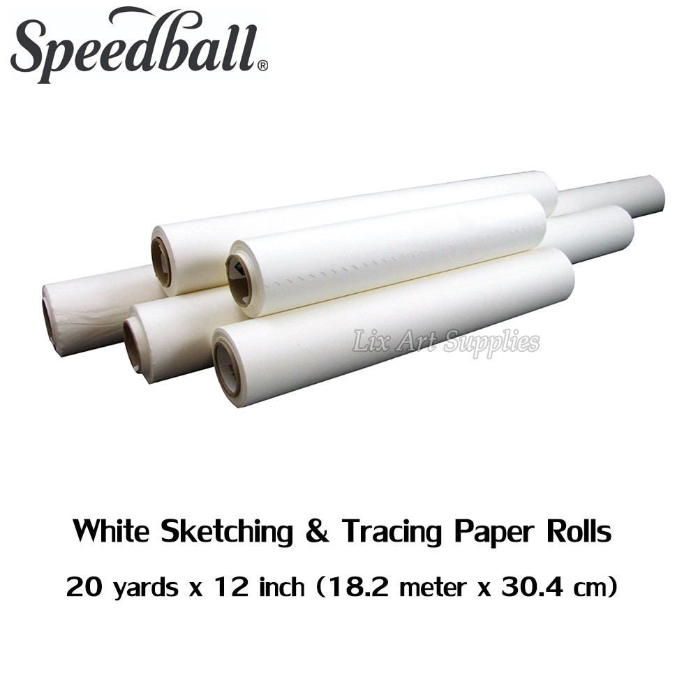 Jual Bienfang White Sketching & Tracing Paper Roll 20 yards x 12inch