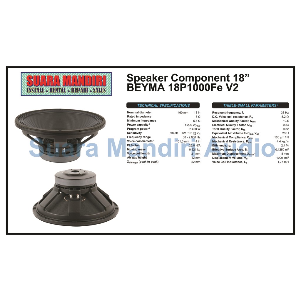 Beyma component hot sale speakers