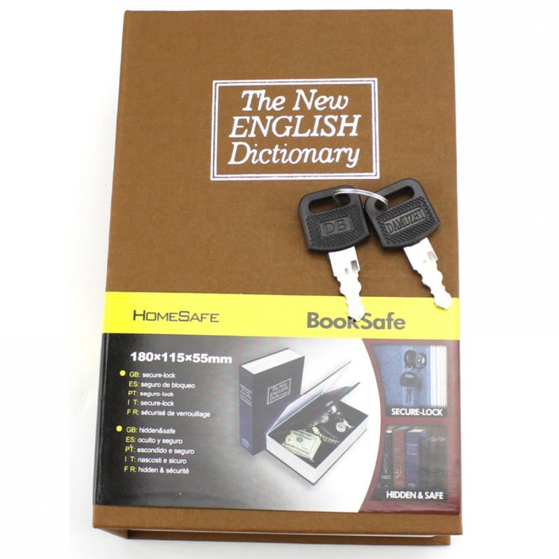 Jual HOMESAFE Security Dictionary Jewelry Key Lock Book Storage ER567
