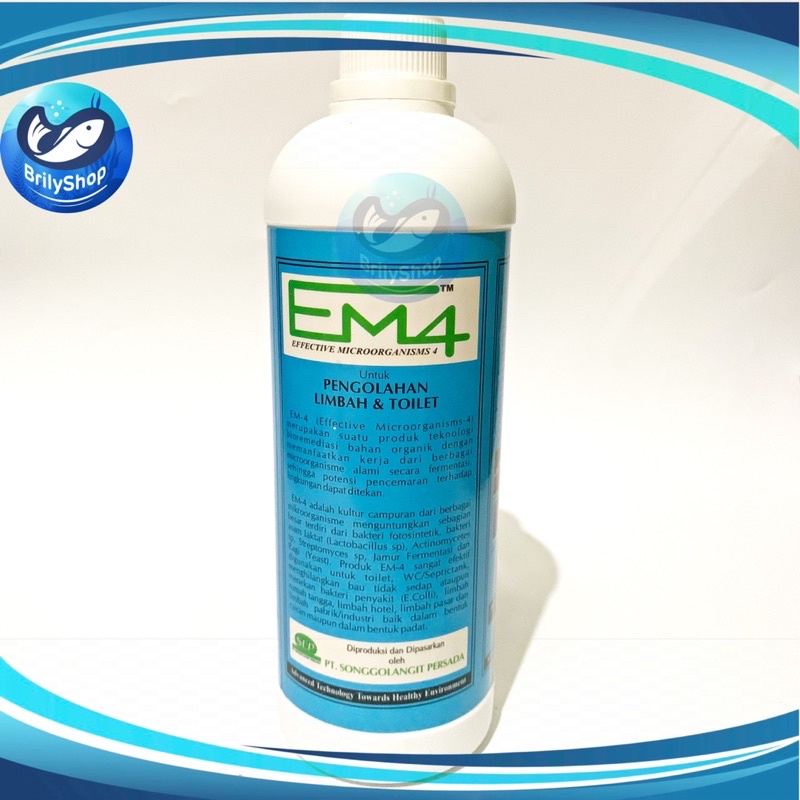 Jual EM4 Pengelolahan Limbah Dan Toilet 1 Liter | Shopee Indonesia