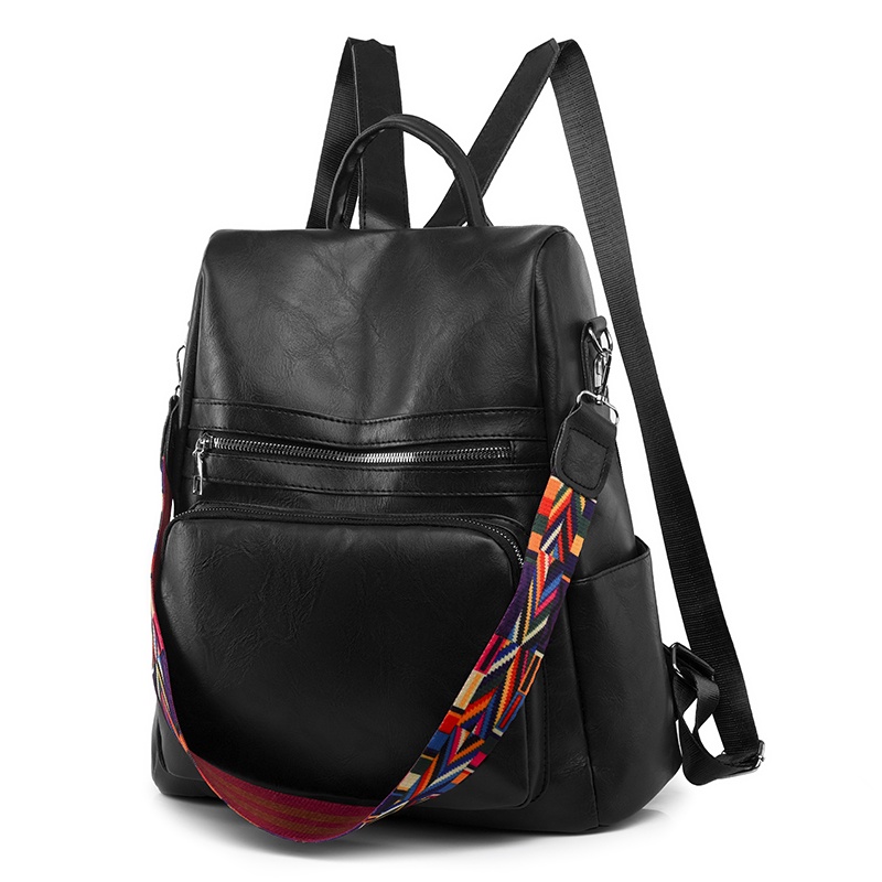 Jual 14 inch Laptop tas Besar bag Perempuan Waterproof leather Ransel ...