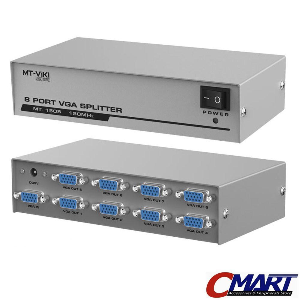 Jual MT-Viki 8 Port VGA Splitter Spliter Split Kabel Ports - MTK-MT ...