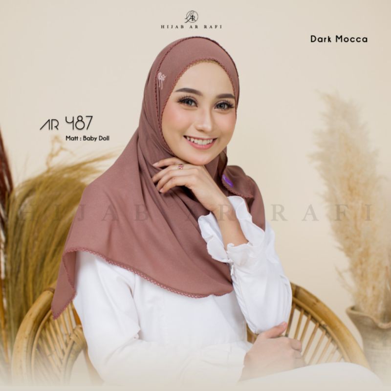 Jual HIJAB AR RAFI √ AR 487 JILBAB PASMINA TERBARU (Anniha Collection ...