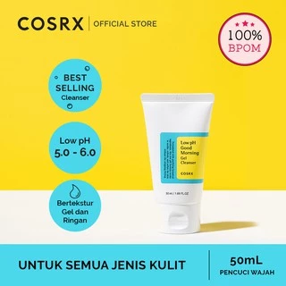 COSRX Low pH Good Morning Cleanser - 50 ML (Sabun Wajah Untuk Semua Jenis Kulit) Best Seller