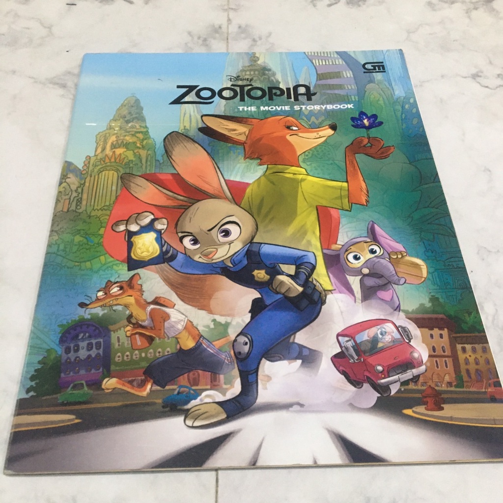 Jual disney zootopia the movie storybook / buku cerita anak disney ...