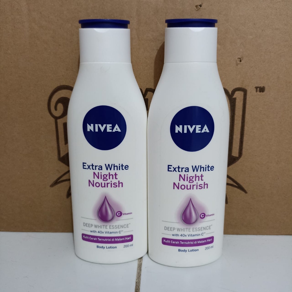 Jual Nivea Extra White Night Nourish Body Lotion 200ml (Expired 2025