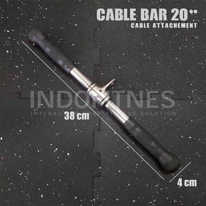 Jual Cable Bar 20" Cable Attachment Handle Cable Crossover Gym