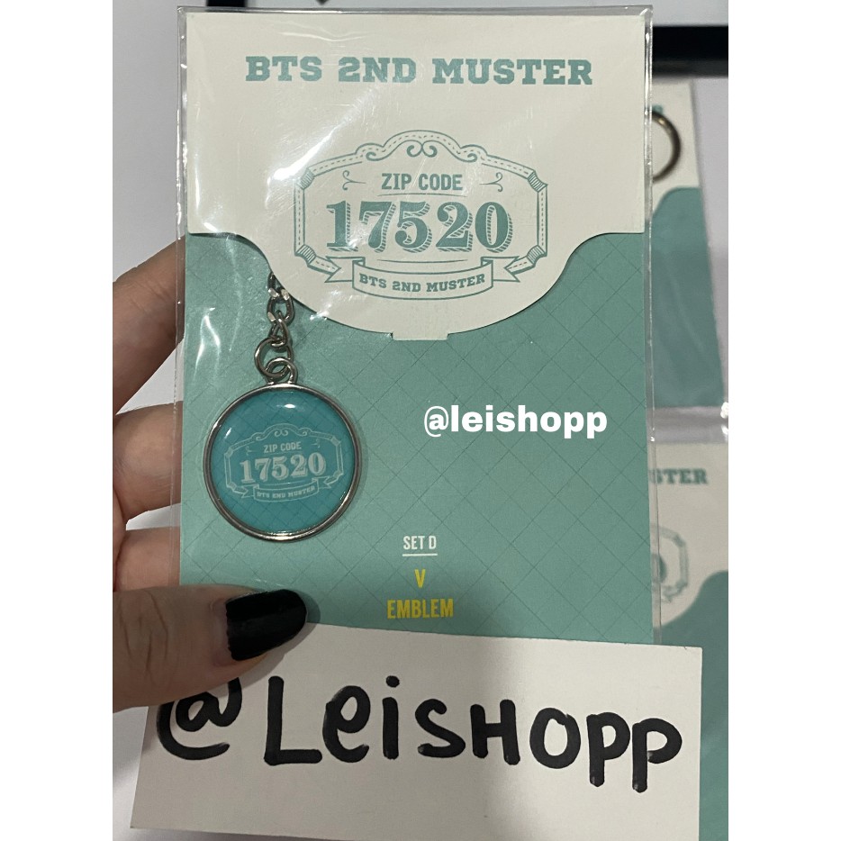 Jual BTS 2nd Muster ZipCode 17520 - Keychain / Gantungan Kunci