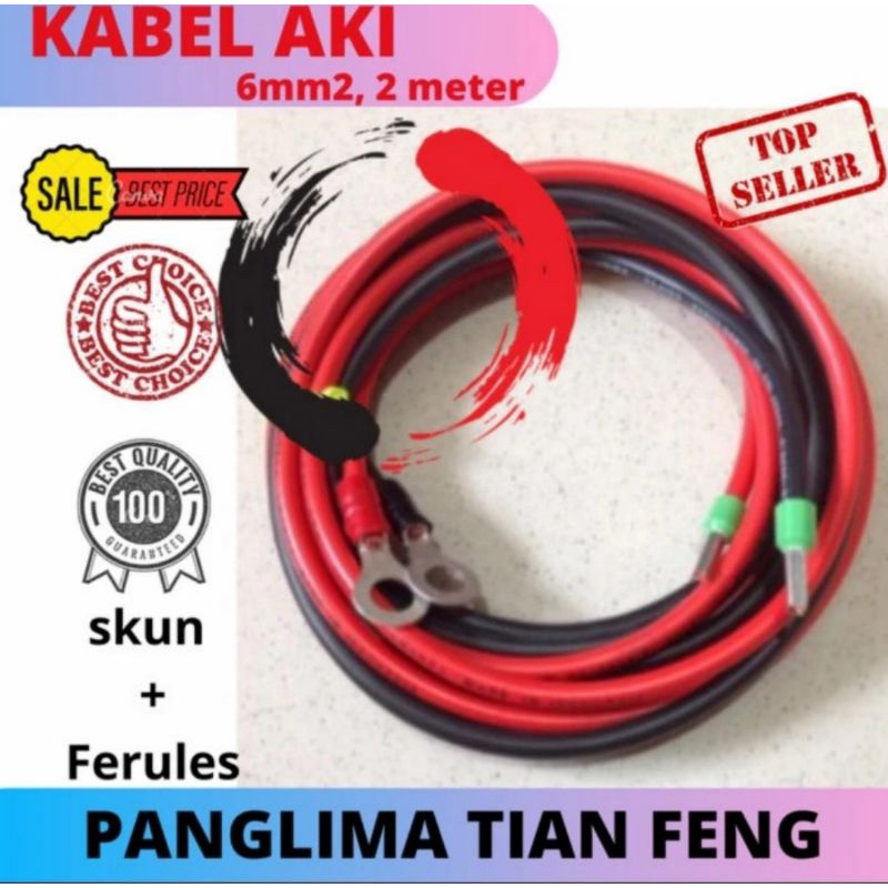 Jual Kabel Aki Nyaf Sqmm Meter Aki To Scc Sepasang Merah Hitam