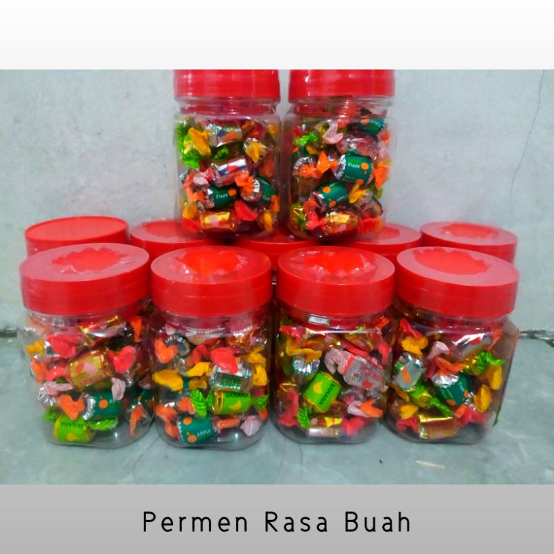 Jual Permen Rasa buah buahan botol pet 100gram | Shopee Indonesia