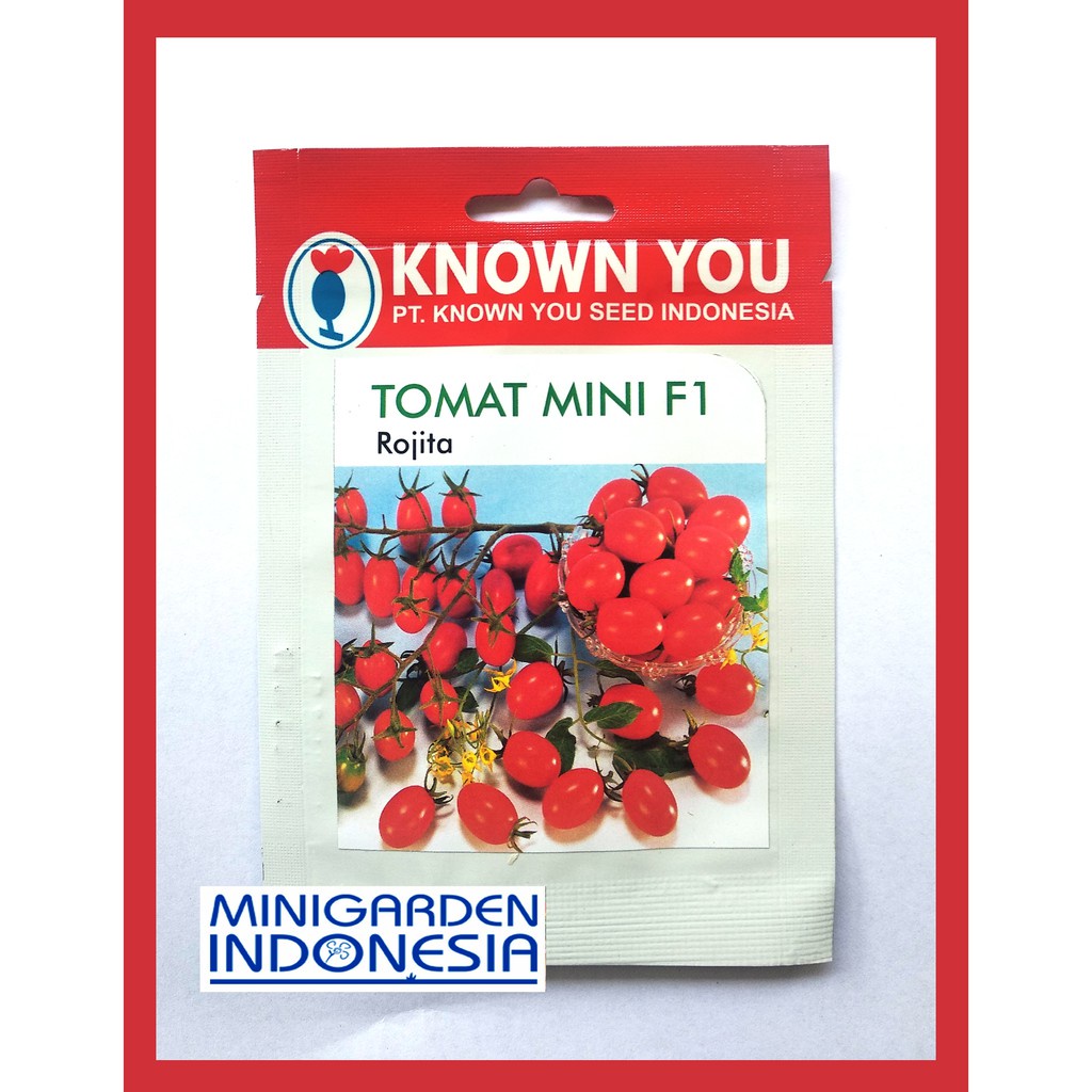 Jual Obral 1 Pack 50 Benih Tomat Merah Mini Rojita F1 Known You Seed ...