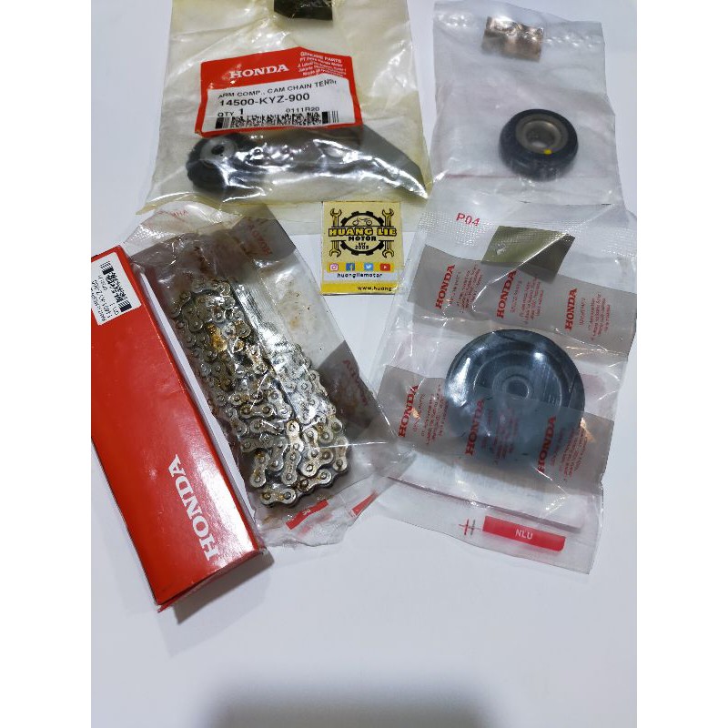 Jual rantai keteng set rol temeng plat tensioner supra x 125 f1 ...