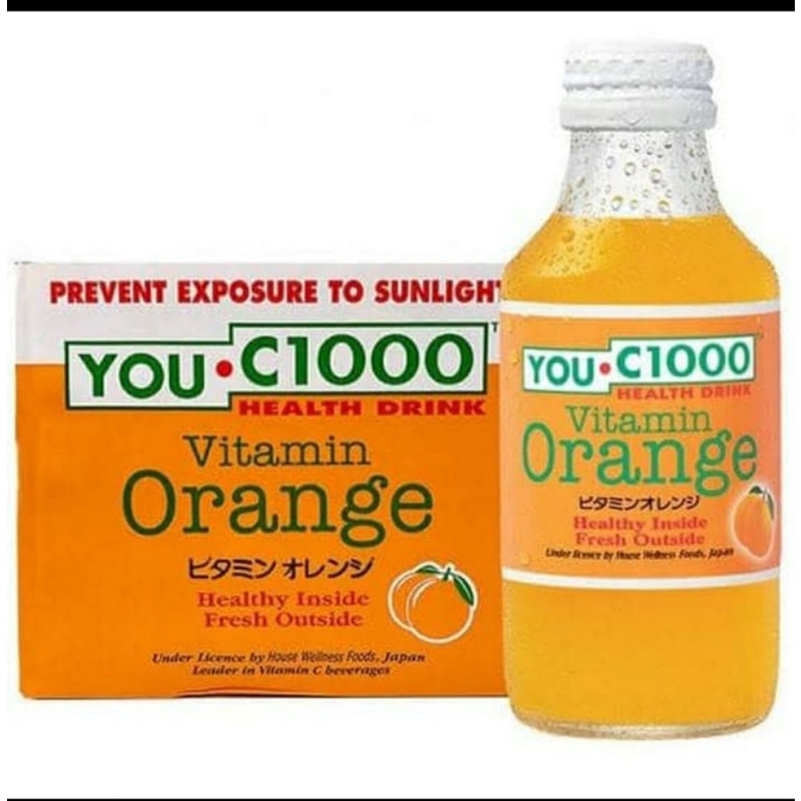 Jual UC1000 ORANGE VITAMIN ,140ml - orange | Shopee Indonesia