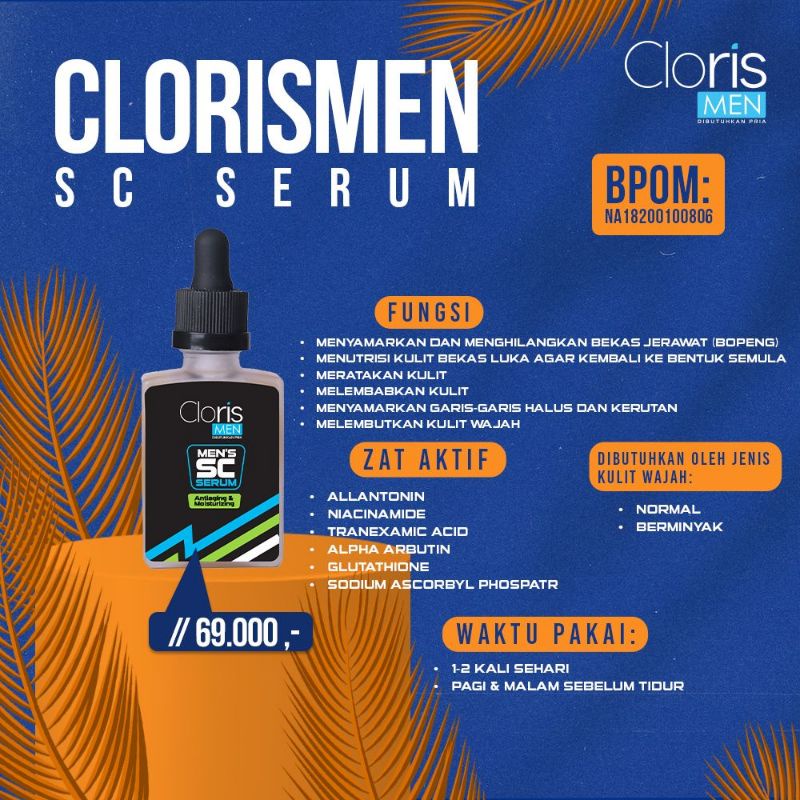 Jual CLORI MEN Clorismen Original Paket Perawatan Pria Lengkap Skincare ...