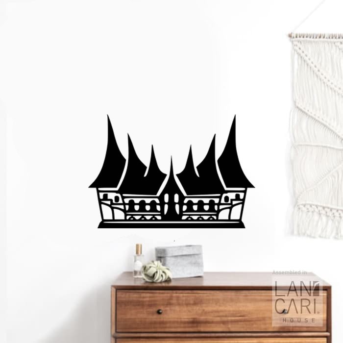 Jual Sticker Cutting Vinyl Rumah Gadang 44 x 30 cm | Shopee Indonesia