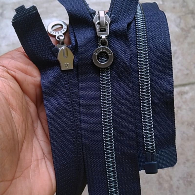 Jual Resleting YKK Zipper Korea Jaket Sweater Gigi Halus Hitam 42 s/d