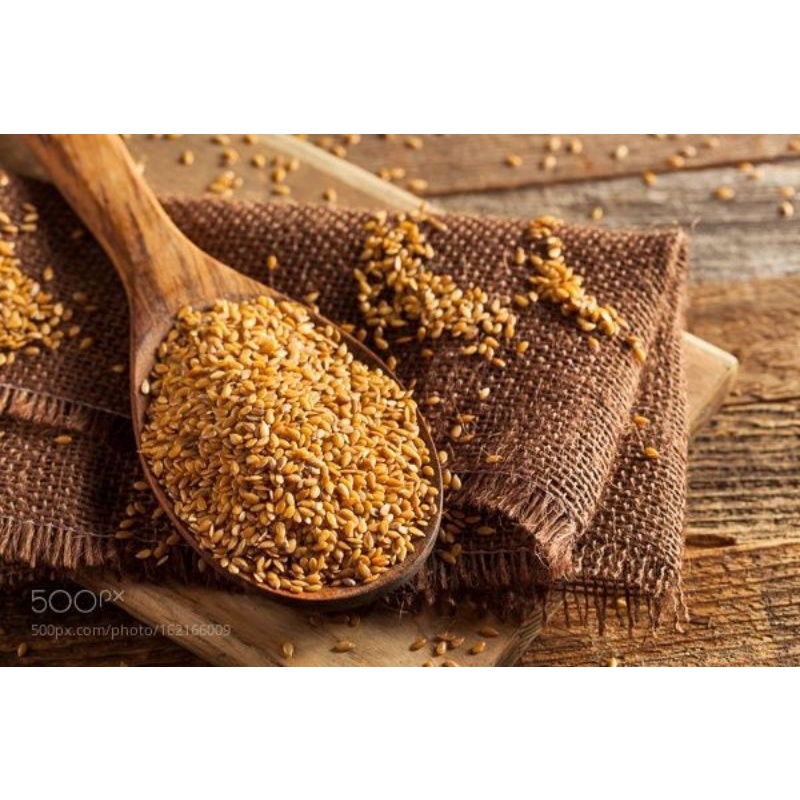 Jual Golden Flaxseed 250 gram / Biji Rami / Flax Seed Kuning Keemasan ...