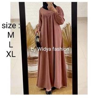Gamis Windy Crinkle Airflow Premium Wanita Muslim