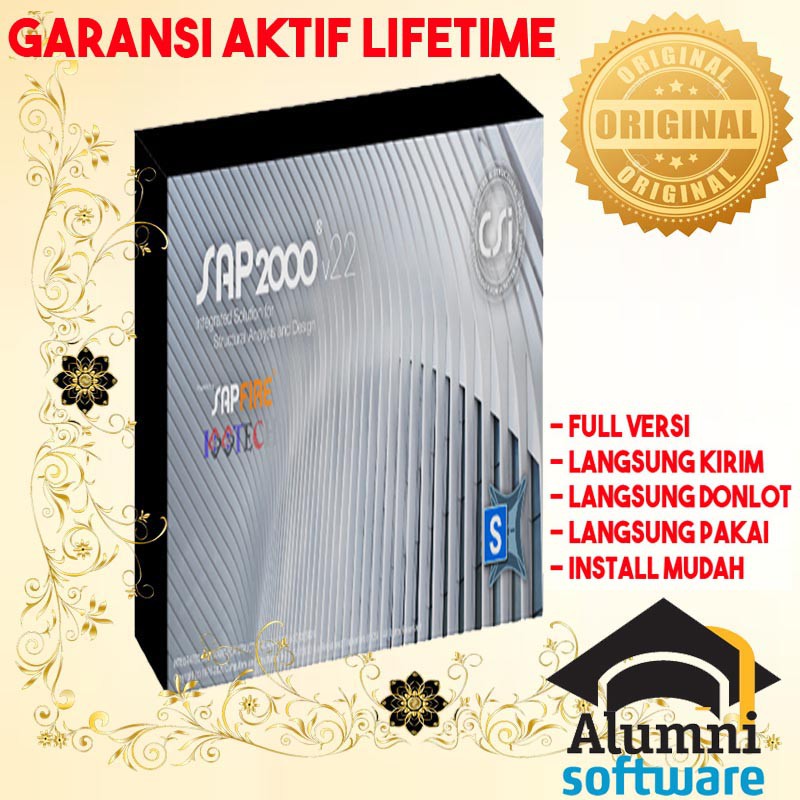 Jual [FULL VERSION] CSI SAP2000 Ultimate V22 LIFETIME - GARANSI ...